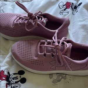 Under Armour Dusty Rose Knit Running Shoes